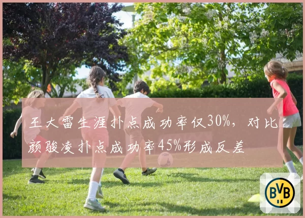 王大雷生涯扑点成功率仅30%，对比颜骏凌扑点成功率45%形成反差